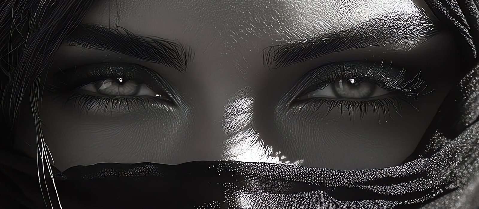 woman eyes, AI generated